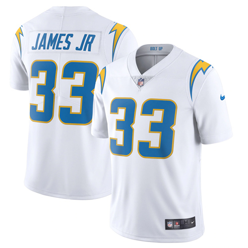 Men's Los Angeles Chargers #33 Derwin James JR 2020 White Stitched NFL Jersey